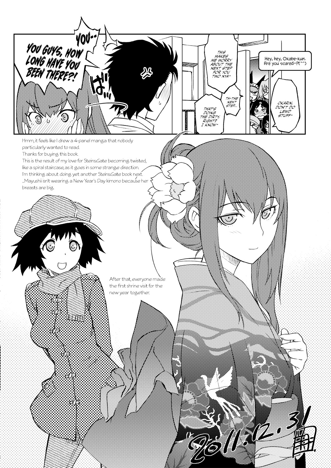 Hentai Manga Comic-Having Raw Sex With Makise Kurisu While She Wears A Maid Uniform and Bikini-Read-27